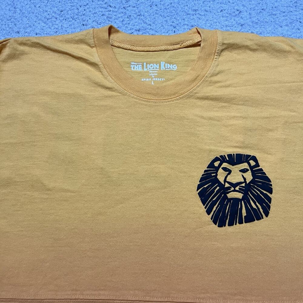 The Lion King Shirt Large Orange Sunset Disney Spirit Jersey Long Sleeve - Picture 10 of 16